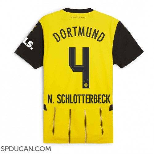 Muški Nogometni Dres Borussia Dortmund Nico Schlotterbeck #4 Domaci 2024-25 Kratak Rukav